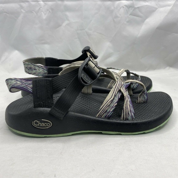 Chaco ZX/2 Women's Classic Two Strap Sport Sandals Multicolor Size 8 Vibram Sole - Picture 1 of 8